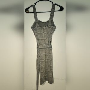 Rue21 Gray and Black Asymmetrical Sheath Dress Cold Shoulder